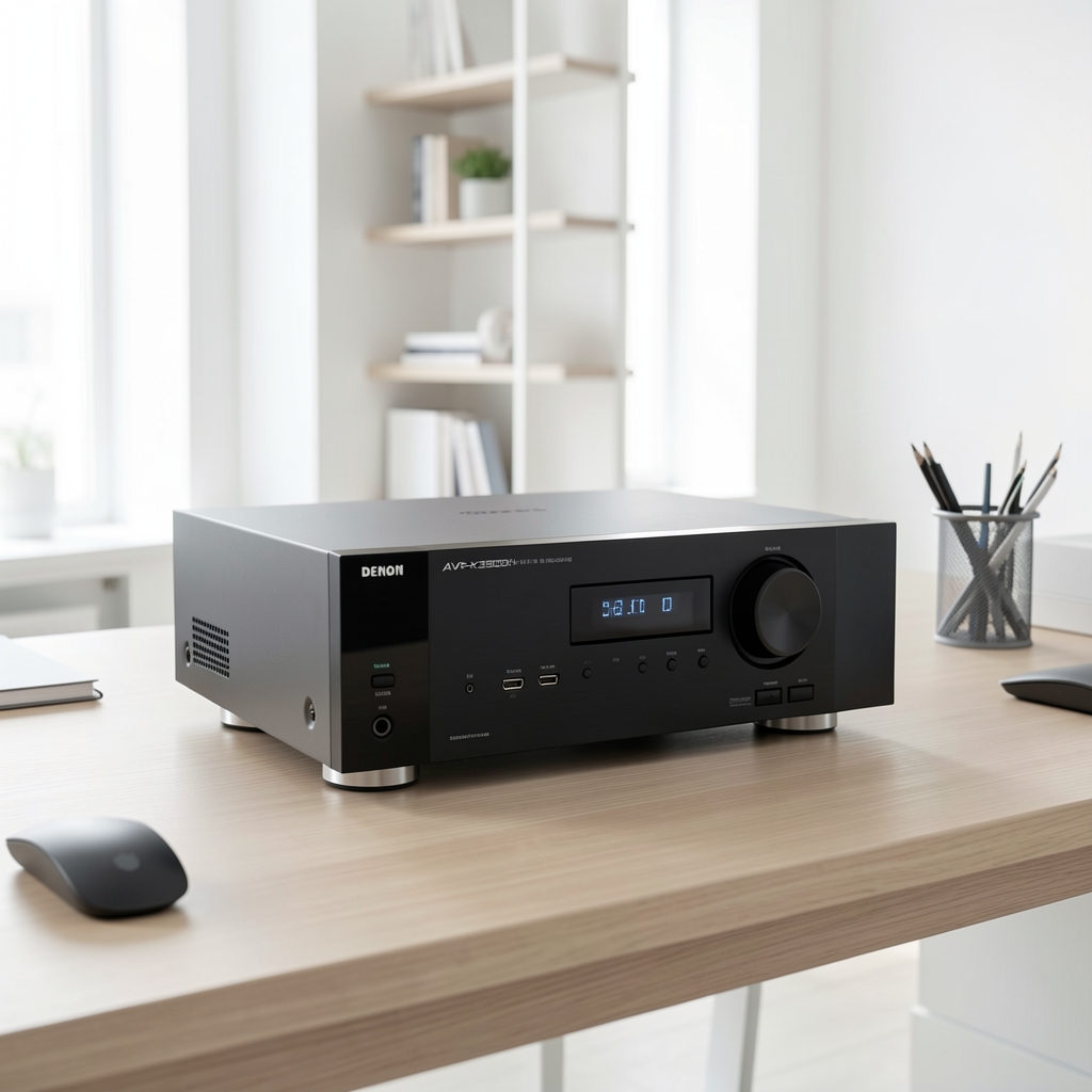 Denon AVR-X3800H AV risivar sa debelim prednjim panelom i 4K HDMI ulazima