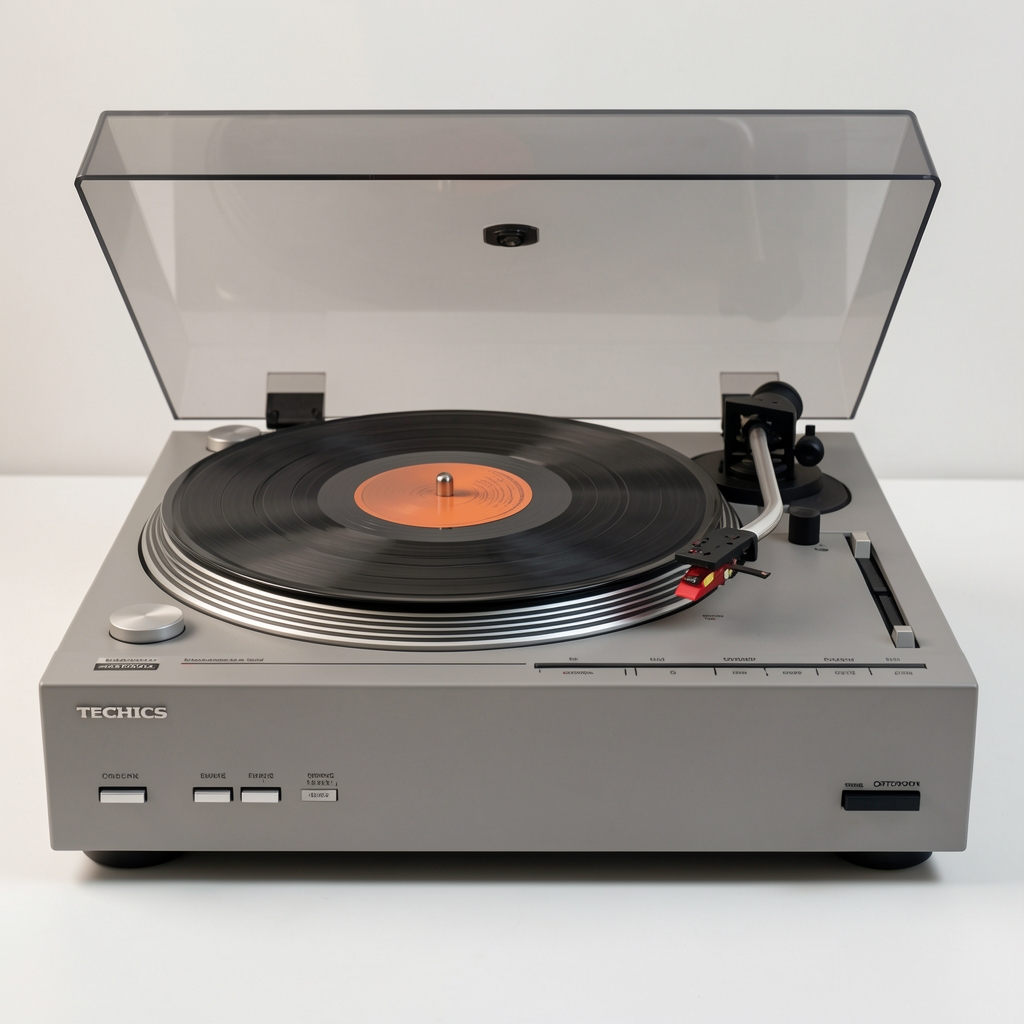 Technics SL-1500C premium direktni gramofon sivi sa automatskim stop sistemom i Ortofon 2M Red iglom